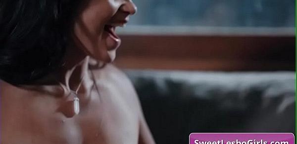  Amazing busty lesbian hot teen sluts Avi Love, Kenzie Taylor enjoy deep anal fuck and juicy pussy eating